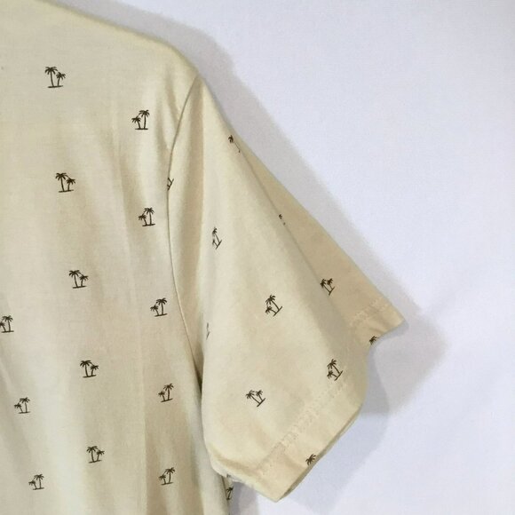 Denim & Flower Ricky Singh Tee Short Sleeve Pullover Crew Neck Palm Trees Medium - Picture 4 of 9